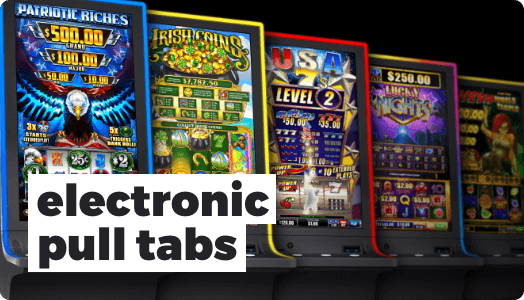 video pull tab machines