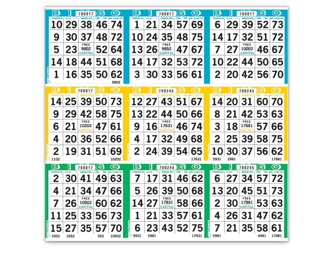 Horizon Bingo Paper Option 1